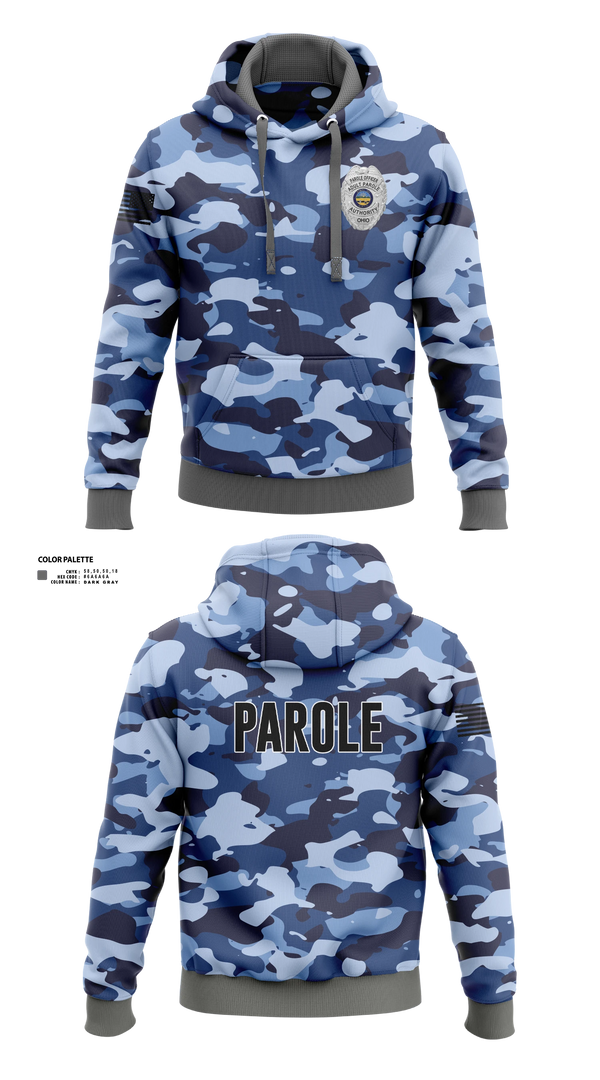 Hoodie, Adult Parole Authority, Police, Teamtime, Team time, sublimation, custom sports apparel, team uniforms, spirit wear, spiritwear, sports uniforms, custom shirts, team store, custom team store, fundraiser sports, apparel fundraiser