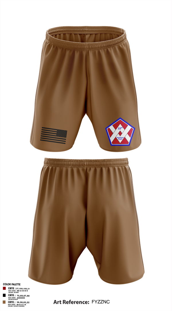Athletic Shorts With Pockets, 55th Sustainment Brigade, , Teamtime, Team time, sublimation, custom sports apparel, team uniforms, spirit wear, spiritwear, sports uniforms, custom shirts, team store, custom team store, fundraiser sports, apparel fundraiser