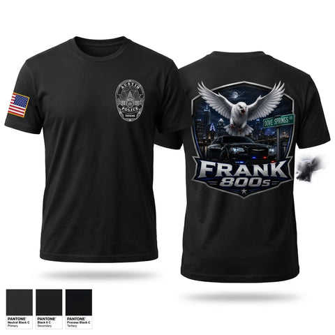 Old School Cotton Feel Shirt, Frank 800's, Police, Teamtime, Team time, sublimation, custom sports apparel, team uniforms, spirit wear, spiritwear, sports uniforms, custom shirts, team store, custom team store, fundraiser sports, apparel fundraiser