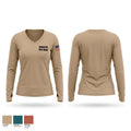 Augusta Fire Dept. Women's Long Sleeve V-neck Shirt - 1