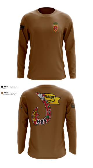 Long Sleeve Performance Shirt, H2F, 2nd Mobile Brigade, 25th Infantry Division, Army, Teamtime, Team time, sublimation, custom sports apparel, team uniforms, spirit wear, spiritwear, sports uniforms, custom shirts, team store, custom team store, fundraiser sports, apparel fundraiser