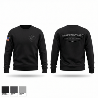 Crew Neck Sweatshirt, Wake County ABC, Police, Teamtime, Team time, sublimation, custom sports apparel, team uniforms, spirit wear, spiritwear, sports uniforms, custom shirts, team store, custom team store, fundraiser sports, apparel fundraiser