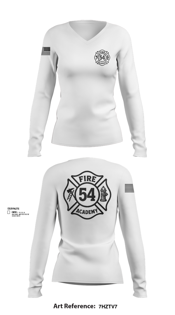 Womens Long Sleeve Vneck Shirt, Class #54, , Teamtime, Team time, sublimation, custom sports apparel, team uniforms, spirit wear, spiritwear, sports uniforms, custom shirts, team store, custom team store, fundraiser sports, apparel fundraiser