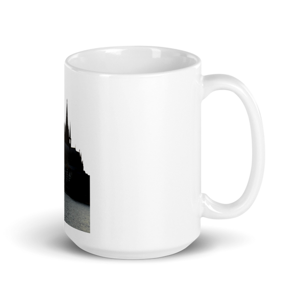 WA1 58063556 White Glossy Mug - Medium