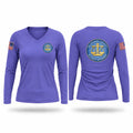 Allegheny County District Attorney Women's Long Sleeve V-neck Shirt - 1