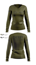 Ray County Sheriff Counter Human Trafficking Task Force Women's Long Sleeve V-neck Shirt - 6