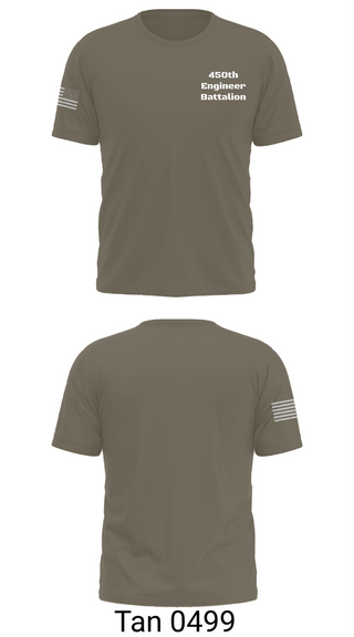 Old School Cotton Feel Shirt, 450th Engineer Battalion, Army, Teamtime, Team time, sublimation, custom sports apparel, team uniforms, spirit wear, spiritwear, sports uniforms, custom shirts, team store, custom team store, fundraiser sports, apparel fundraiser