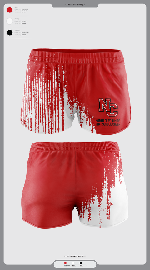 Arm Sleeve, North Clay Junior High School Cheer, Cheer, Teamtime, Team time, sublimation, custom sports apparel, team uniforms, spirit wear, spiritwear, sports uniforms, custom shirts, team store, custom team store, fundraiser sports, apparel fundraiser