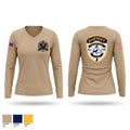 CMCSO k9 Women's Long Sleeve V-neck Shirt - 1