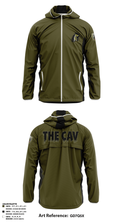 Eastern Panhandle Cavalry 42907546 Windbreaker - 1