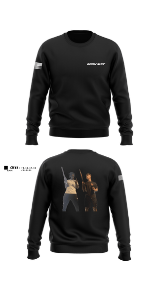 Crew Neck Sweatshirt, UCF ROTC, Army, Teamtime, Team time, sublimation, custom sports apparel, team uniforms, spirit wear, spiritwear, sports uniforms, custom shirts, team store, custom team store, fundraiser sports, apparel fundraiser