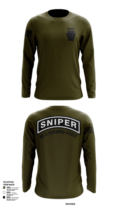 Zodiac 61144818 Long Sleeve Performance Shirt 102