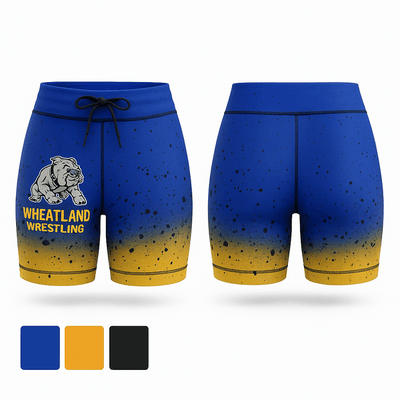 Wheatland Wrestling  Men's Compression Shorts - 1