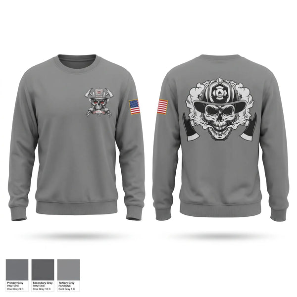 Crew Neck Sweatshirt, Fire/Rescue, Fire Department, Teamtime, Team time, sublimation, custom sports apparel, team uniforms, spirit wear, spiritwear, sports uniforms, custom shirts, team store, custom team store, fundraiser sports, apparel fundraiser
