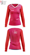 Viva Dance Collective 98267809 Women's Long Sleeve V-neck Shirt - 102