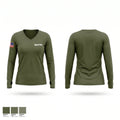Squad Five Women's Long Sleeve V-neck Shirt - 1