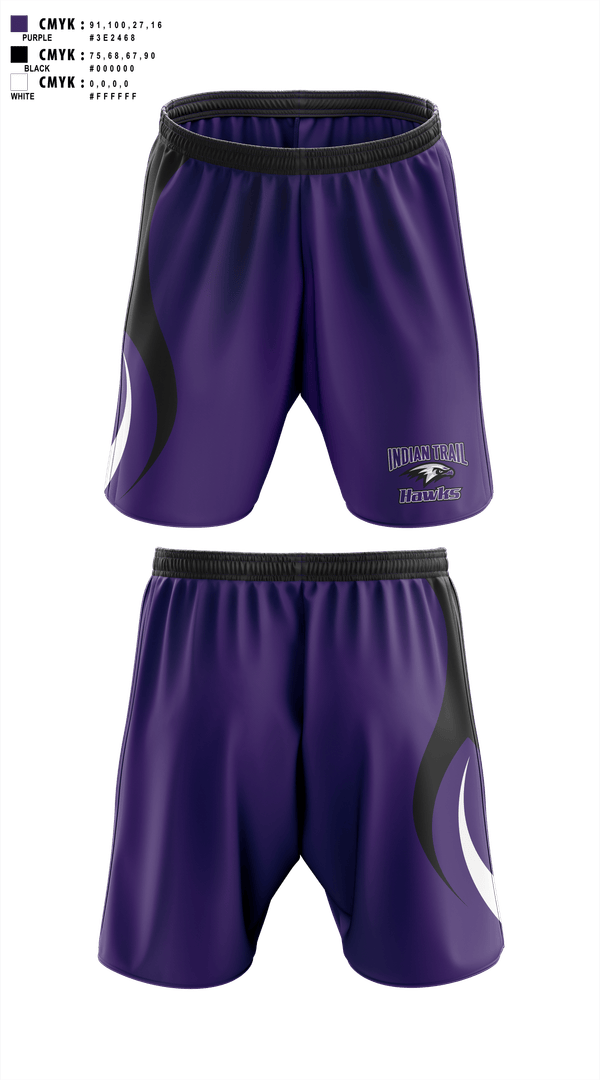 Athletic Shorts With Pockets, Hawks, , Teamtime, Team time, sublimation, custom sports apparel, team uniforms, spirit wear, spiritwear, sports uniforms, custom shirts, team store, custom team store, fundraiser sports, apparel fundraiser