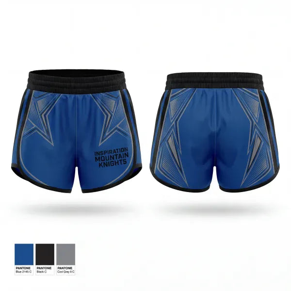 Womens Shorts, Inspiration Mountain Knights, Baseball, Teamtime, Team time, sublimation, custom sports apparel, team uniforms, spirit wear, spiritwear, sports uniforms, custom shirts, team store, custom team store, fundraiser sports, apparel fundraiser