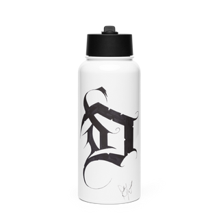Duvall Designs 64041515 Stainless Steel Water Bottle with a Straw Lid