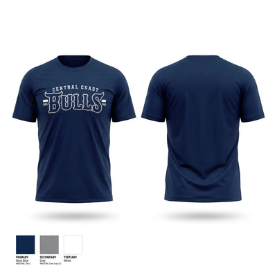 Central coast Bulls Short Sleeve Performance Shirt - 2