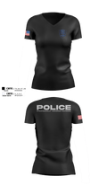 SAO 83764257 Women's Short Sleeve V-neck Shirt - 100
