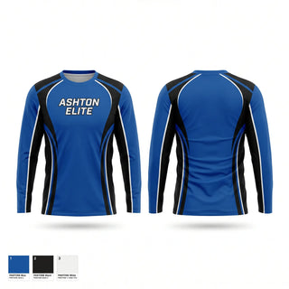 Long Sleeve Performance Shirt, Ashton Elite, Men's Basketball, Teamtime, Team time, sublimation, custom sports apparel, team uniforms, spirit wear, spiritwear, sports uniforms, custom shirts, team store, custom team store, fundraiser sports, apparel fundraiser