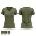 AFS Women's Short Sleeve V-neck Shirt - 1