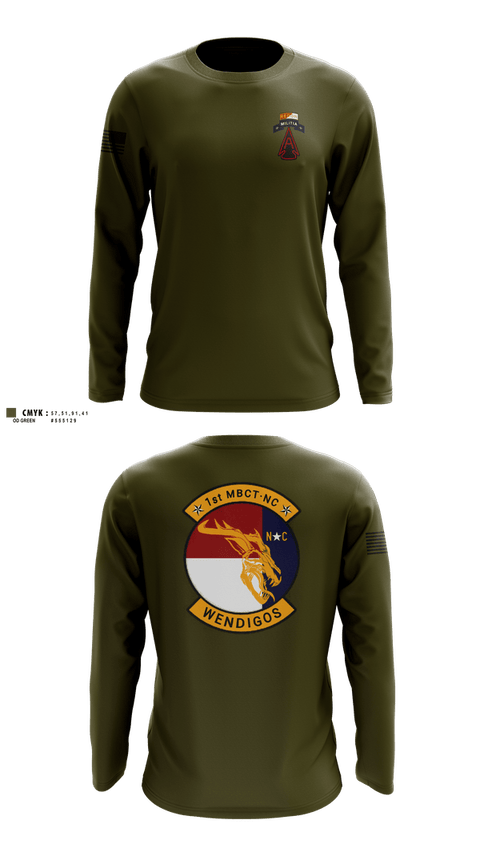 Long Sleeve Performance Shirt, 1MBCT, Army, Teamtime, Team time, sublimation, custom sports apparel, team uniforms, spirit wear, spiritwear, sports uniforms, custom shirts, team store, custom team store, fundraiser sports, apparel fundraiser