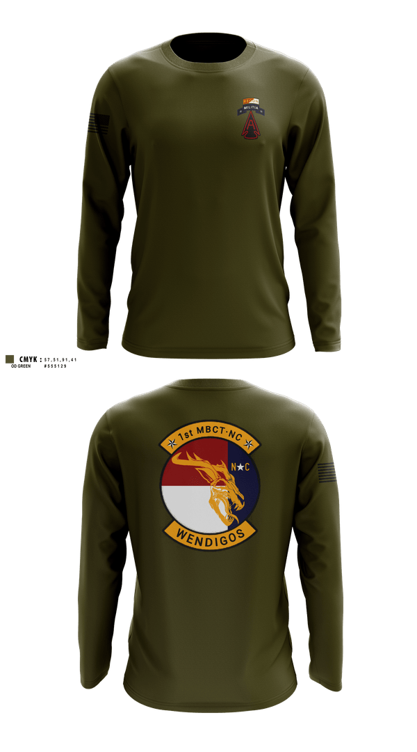 Long Sleeve Performance Shirt, 1MBCT, Army, Teamtime, Team time, sublimation, custom sports apparel, team uniforms, spirit wear, spiritwear, sports uniforms, custom shirts, team store, custom team store, fundraiser sports, apparel fundraiser