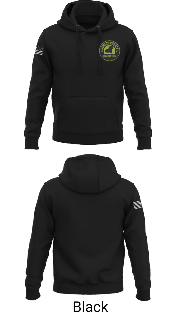 Hoodie, Oswego County Drug Task Force, Police, Teamtime, Team time, sublimation, custom sports apparel, team uniforms, spirit wear, spiritwear, sports uniforms, custom shirts, team store, custom team store, fundraiser sports, apparel fundraiser