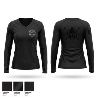 Womens Long Sleeve Vneck Shirt, Spar10, Police, Teamtime, Team time, sublimation, custom sports apparel, team uniforms, spirit wear, spiritwear, sports uniforms, custom shirts, team store, custom team store, fundraiser sports, apparel fundraiser