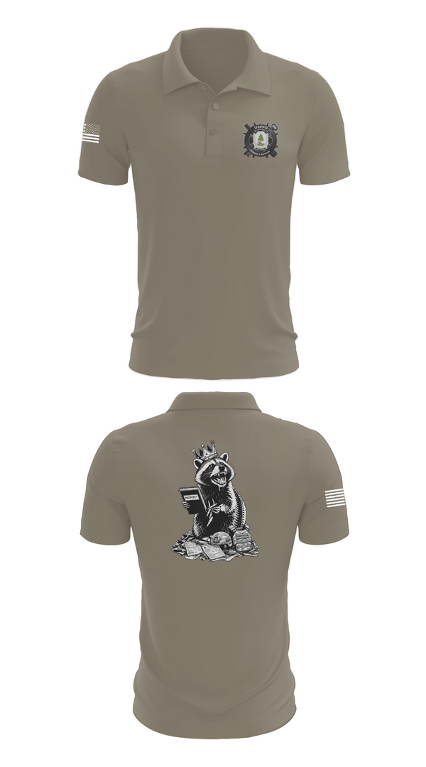 Short Sleeve Performance Polo, USPFO, MEARNG, National Guard, Teamtime, Team time, sublimation, custom sports apparel, team uniforms, spirit wear, spiritwear, sports uniforms, custom shirts, team store, custom team store, fundraiser sports, apparel fundraiser
