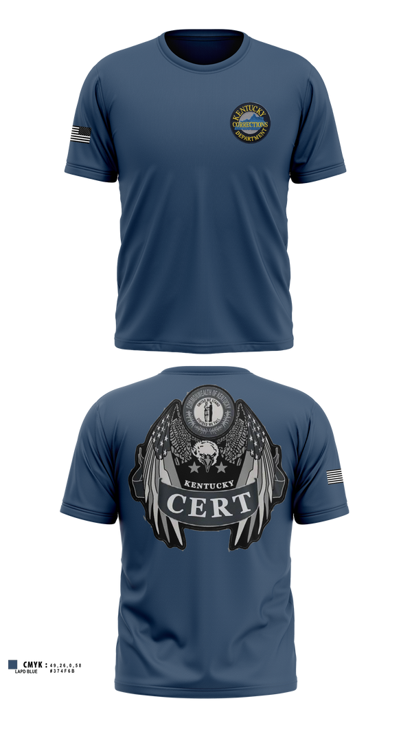 Kentucky Department of Corrections Old School Cotton Feel Shirt - 5