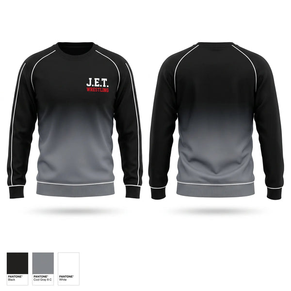 Crew Neck Sweatshirt, J.E.T., Wrestling, Teamtime, Team time, sublimation, custom sports apparel, team uniforms, spirit wear, spiritwear, sports uniforms, custom shirts, team store, custom team store, fundraiser sports, apparel fundraiser