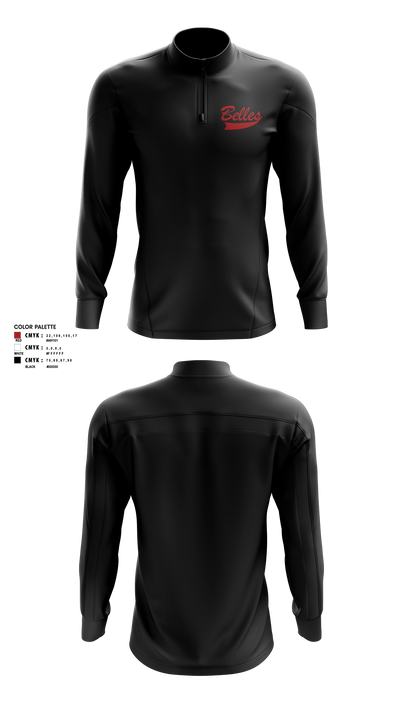 Bluegrass Lightning Belles Quarter Zip Jacket - 10