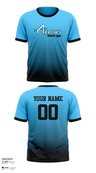 Short Sleeve Performance Shirt, Arrows, Softball, Teamtime, Team time, sublimation, custom sports apparel, team uniforms, spirit wear, spiritwear, sports uniforms, custom shirts, team store, custom team store, fundraiser sports, apparel fundraiser