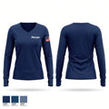 Nunya Women's Long Sleeve V-neck Shirt - 1