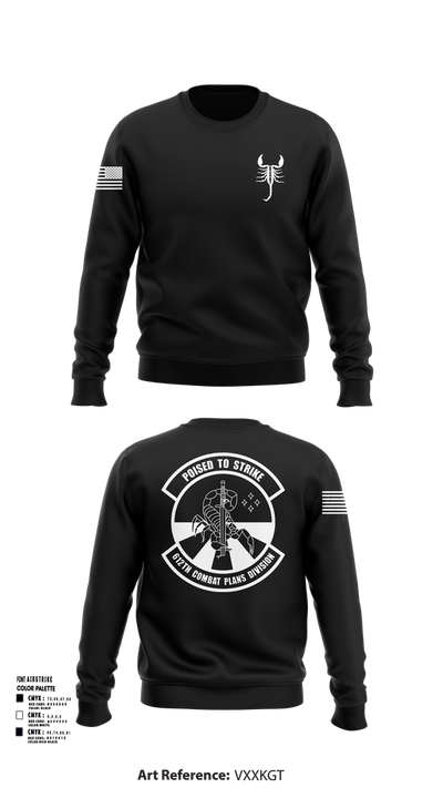 612 Combat Plans Division 33467632 Crew Neck Sweatshirt - 102
