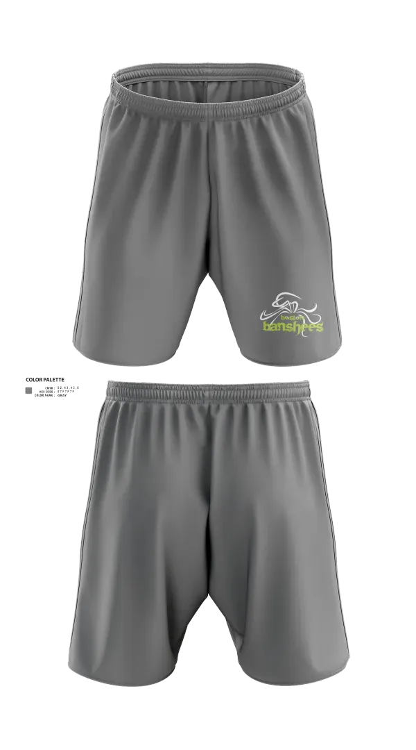 Athletic Shorts With Pockets, Boston Banshees, Football, Teamtime, Team time, sublimation, custom sports apparel, team uniforms, spirit wear, spiritwear, sports uniforms, custom shirts, team store, custom team store, fundraiser sports, apparel fundraiser