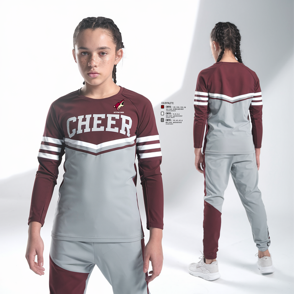 Long Sleeve Performance Shirt, Kittitas Cheer, Cheer, Teamtime, Team time, sublimation, custom sports apparel, team uniforms, spirit wear, spiritwear, sports uniforms, custom shirts, team store, custom team store, fundraiser sports, apparel fundraiser