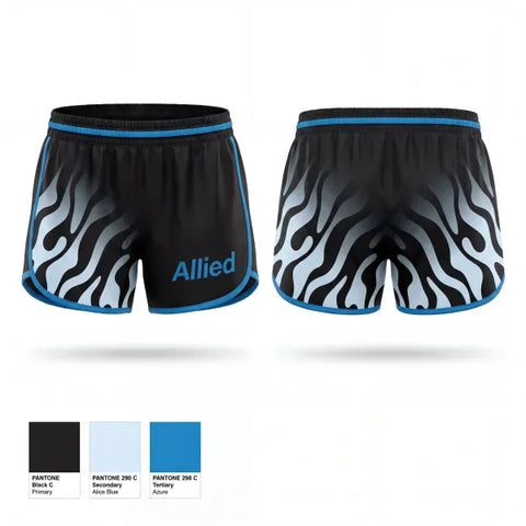 Womens Shorts, Allied, , Teamtime, Team time, sublimation, custom sports apparel, team uniforms, spirit wear, spiritwear, sports uniforms, custom shirts, team store, custom team store, fundraiser sports, apparel fundraiser