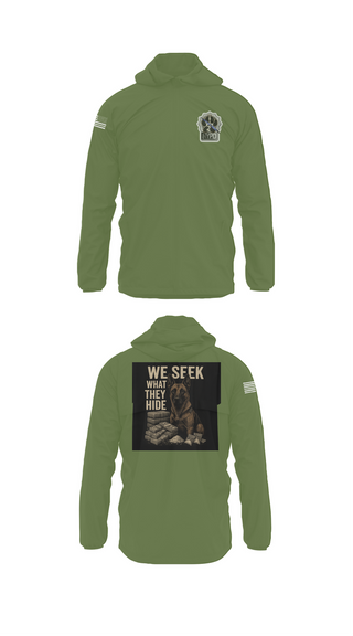 Windbreaker, Narcotics K9, , Teamtime, Team time, sublimation, custom sports apparel, team uniforms, spirit wear, spiritwear, sports uniforms, custom shirts, team store, custom team store, fundraiser sports, apparel fundraiser