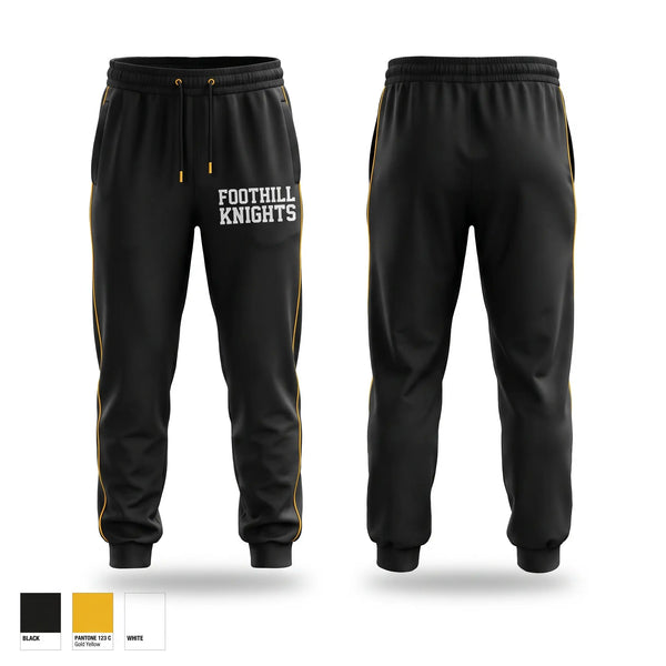 Sweatpants, Foothill Knights, Wrestling, Teamtime, Team time, sublimation, custom sports apparel, team uniforms, spirit wear, spiritwear, sports uniforms, custom shirts, team store, custom team store, fundraiser sports, apparel fundraiser