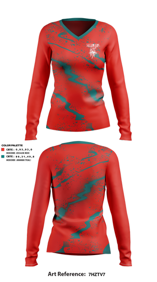 Womens Long Sleeve Vneck Shirt, Pine Hill High School Volleyball, Women's Volleyball, Teamtime, Team time, sublimation, custom sports apparel, team uniforms, spirit wear, spiritwear, sports uniforms, custom shirts, team store, custom team store, fundraiser sports, apparel fundraiser