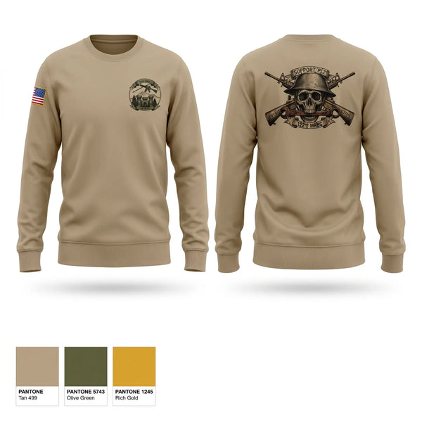 Crew Neck Sweatshirt, 132nd mrbc, National Guard, Teamtime, Team time, sublimation, custom sports apparel, team uniforms, spirit wear, spiritwear, sports uniforms, custom shirts, team store, custom team store, fundraiser sports, apparel fundraiser