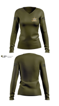 Elkhart county sheriff office explorer program Women's Long Sleeve V-neck Shirt - 3
