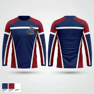 Long Sleeve Performance Shirt, Capital District Sled Warriors, Ice Hockey, Teamtime, Team time, sublimation, custom sports apparel, team uniforms, spirit wear, spiritwear, sports uniforms, custom shirts, team store, custom team store, fundraiser sports, apparel fundraiser