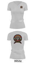 1st Battalion 4th Infantry Regiment 35398487 Women's Short Sleeve V-neck Shirt - 12