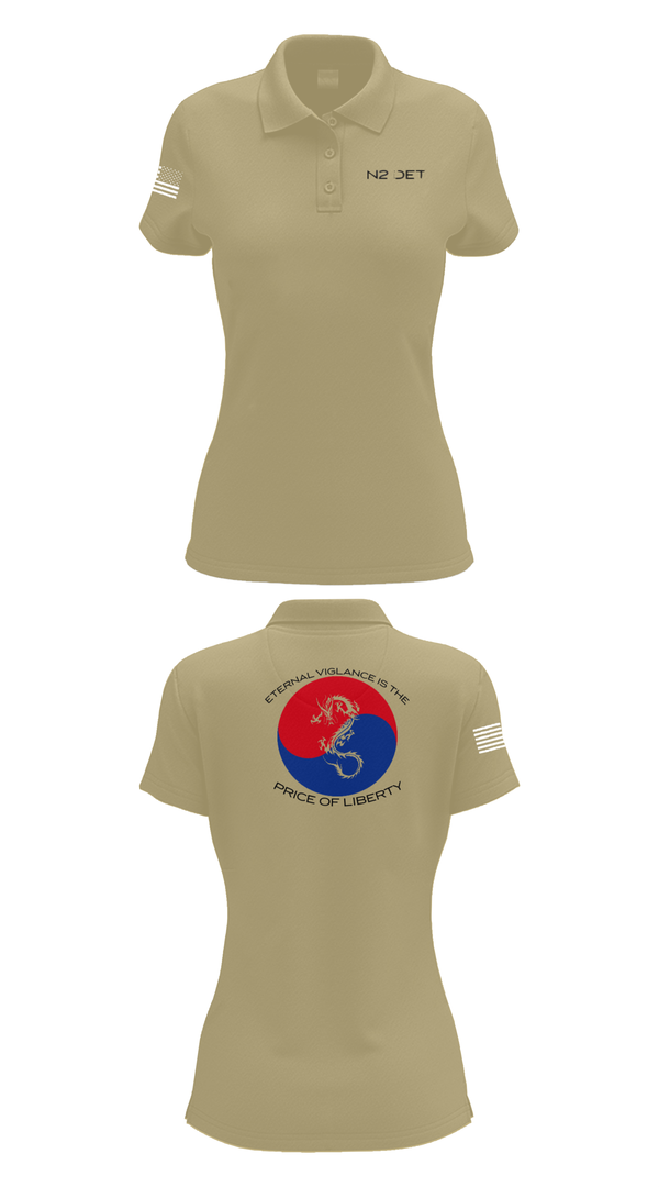 Womens Short Sleeve Performance Polo, CNFK DET CHINHAE, Navy, Teamtime, Team time, sublimation, custom sports apparel, team uniforms, spirit wear, spiritwear, sports uniforms, custom shirts, team store, custom team store, fundraiser sports, apparel fundraiser
