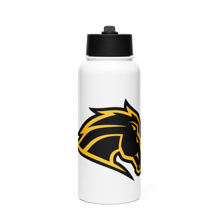 Metea Valley High School Cheer 96396999 Stainless Steel Water Bottle with a Straw Lid